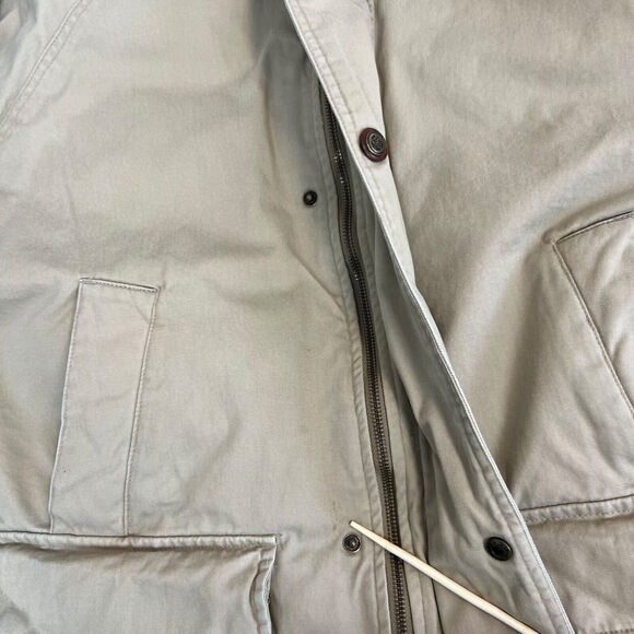 VTG Aberdeen Jacket Mens XL Tan Chore Coat Barn Outdoors Field Flannel Lined - Picture 4 of 16